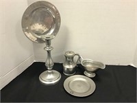 Gravy Boat, Shaker, Candle Holder with Reflector