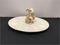 Easter Bunny Egg Plate, 10 1/2" Diameter