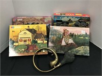 Four Puzzles & Horn (horn rubber is broke)