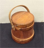 Small Wood Furkin Bucket, Excellent Condition