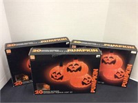 Three Boxes of Pumpkin Lights