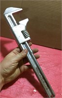 Vintage 15" Large Monkey Wrench Diamond Tools