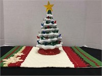 Small Ceramic Christmas Tree & Placemat