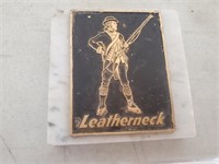 Leatherneck Solider Design Marble Paperweight