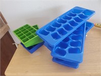 Ice Cube Trays, Plastic, Silicone
