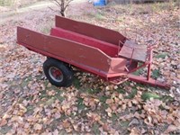 Single axle yard trailer