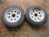 2-4.80-12 tires on 5 hole rims