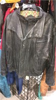 XL Peerless Leather Coat Used