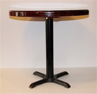 (3) BISTRO TABLES WITH SOLID WOOD TOP