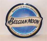 BELGIAN MOON NEON LIGHT BEER SIGN