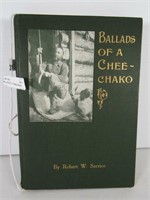 BALLADS OF A CHEECHAKO 1909 BOOK