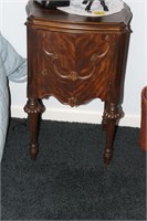 VINTAGE BED SIDE TABLE 27” TALL X 14X16