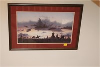 SIGNED AND NUMBERED INDIAN TRIBE PRINT BY DONALD