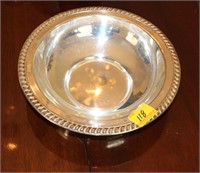 11” SILVER PLATE ROGERS BOWL