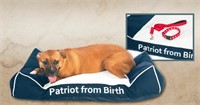Patriot from Birth Dog Bed Set