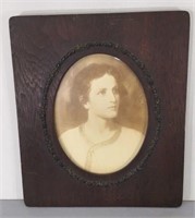 Antique Portrait in Frame