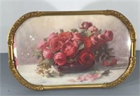 Vintage Framed Print -Roses