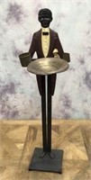 Black Americana Ashtray Butler -33" tall