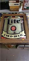 Lite Beer Mirror 29 x 23 inches