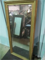 28 X 61 GILT FRAMED MIRROR