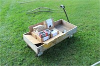Homemade Wagon with Contents