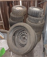 Pile Misc Tires