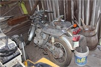 2 Honda Motorcycles with Engine