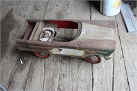 Old Metal Peddal Car