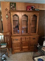 China Hutch with Glass Doors