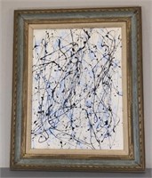 Framed Abstract Painting -Ray Cabler