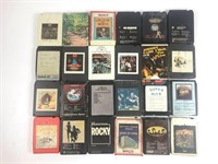 Assortment Of Vintage 8-Track Tapes
