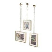 Umbra Fotochain Photo Display, Set of 3, Brass