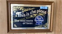 Pabst Blue Ribbon Beer Sign 20”x14”