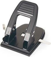 Officemate 2 Hole Punch, 30 Sheet Capacity, Black