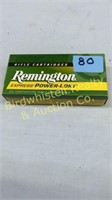 One box of Remington 222-50 Grain