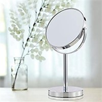 Cerdeco 8 Inch Two-Sided Makeup Mirror with 5x