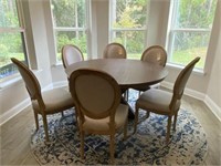 7PC WOOD DINING SET