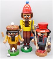 (3) Nutcracker Figures, Made in Germany