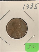 1935 LINCOLN WHEAT BACK CENT