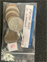 (BAG OF 10) "DIFFERENT" FOREIGN COINS