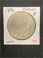 1896 MORGAN SILVER DOLLAR (90% SILVER)