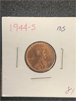 1944-S LINCOLN WHEAT BACK CENT