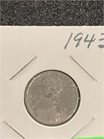 1943 "STEEL" LINCOLN WHEAT BACK CENT