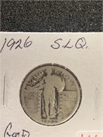 1926 STANDING LIBERTY QUARTER (90% SILVER) (GOOD)