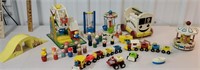 Large group of Fisher-Price toys including the