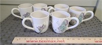 (6) Eddie Rose Home Collection Mugs