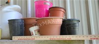 Assorted Plastic Planting Containers
