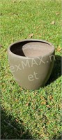Large Brown Outdoor Pot