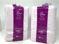 Poise pads regular length 66X2 packages