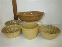 5 Stoneware Bowls